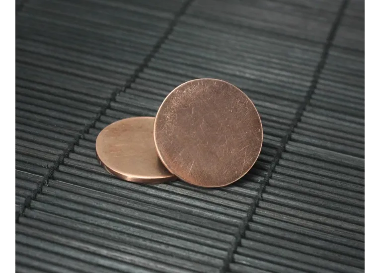 Скребок мідна монетка, d=2.7 см
