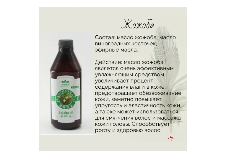Масажна олія жожоба 0,75 л