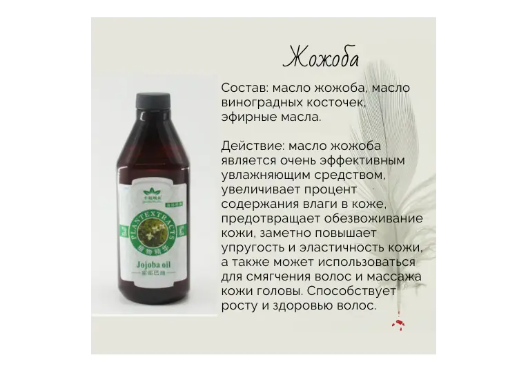 Масажна олія жожоба 0,75 л
