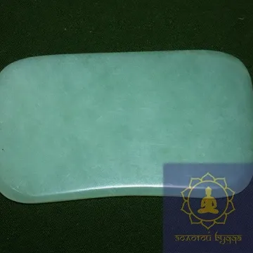 Скребок Гуаша нефрит прямоугольный