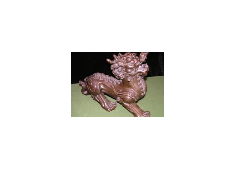 Писью (Собака Фу) бронза.