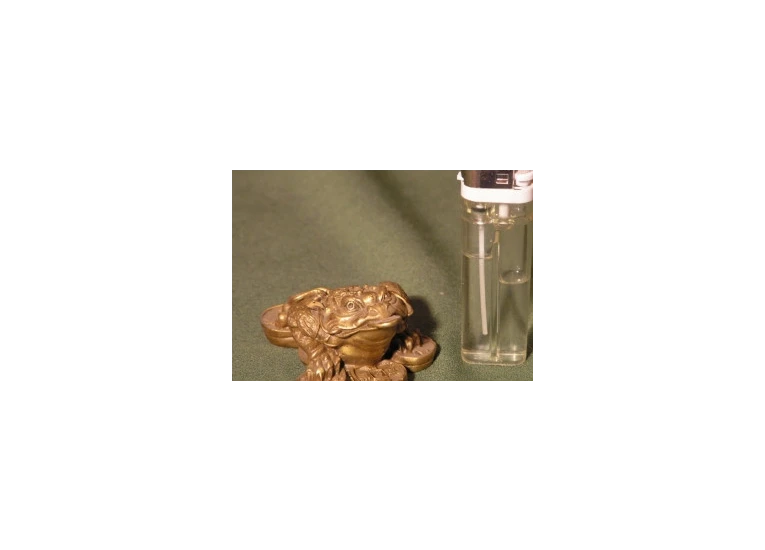 Жаба трехлапая бронза