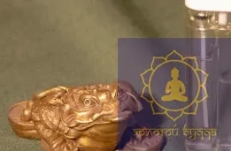 Жаба трехлапая бронза