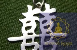 Амулет Подвійне щастя срібло