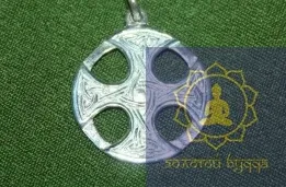 Кельтский крест серебро