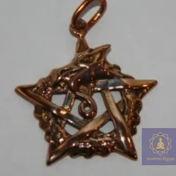 Амулет Відьомський знак бронза