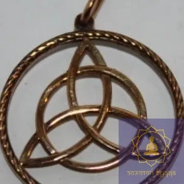Амулет Трискель бронза.