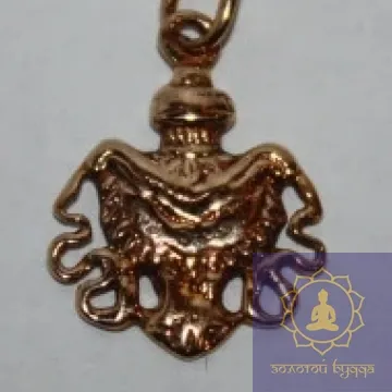 Амулет Драгоценный сосуд бронза.
