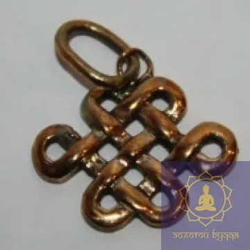 Амулет Бесконечный узел бронза.
