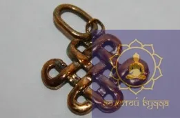 Амулет Нескінченний вузол бронза.