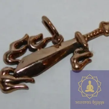 Амулет Вогняний меч бронза.