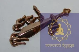 Амулет Огненный меч бронза.