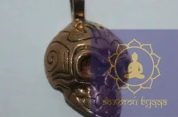 Амулет Череп бронза.