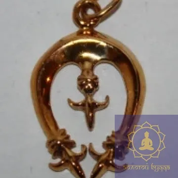 Амулет Королевская подкова бронза