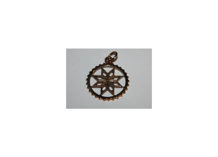 Амулет Алатир, бронза.