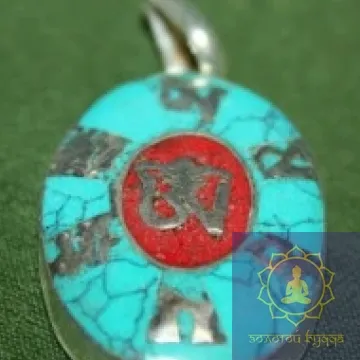 Тибетський амулет Ом #4 (Ом Мані Паді Хум)