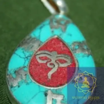 Тибетский амулет Ом #7 (Ом Мани Падме Хум)