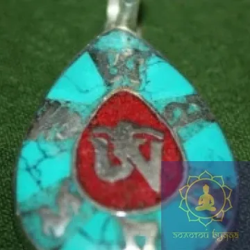 Тибетский амулет Ом #2 (Ом Мани Падме Хум)