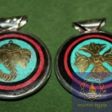 Тибетский амулет Ганеша