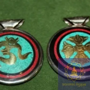 Тибетский амулет Ом #6 (Ом Мани Падме Хум)