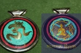 Тибетский амулет Ом #6 (Ом Мани Падме Хум)