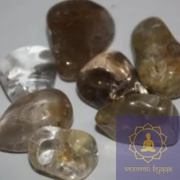 Волосатик рутиловий кварц середнє галтування