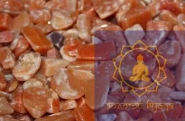 Нефрит червоний дрібне галтування