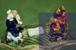 Мудрецы играющие в игру Го керамика