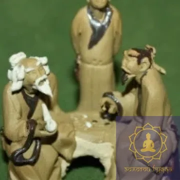 Мудрецы играющие в игру Го керамика