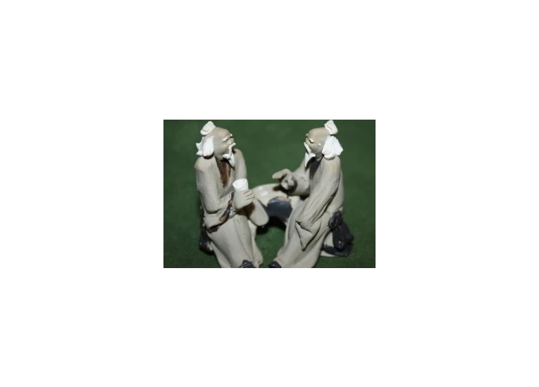 Мудрецы играющие в игру Го керамика