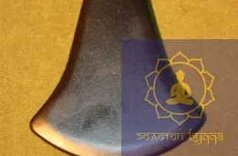 Скребок шунгит Гуаша колокол