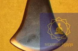 Скребок шунгит Гуаша колокол