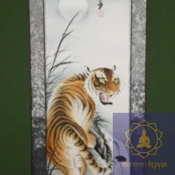 Китайская рисовая бумага - изображение тигра.