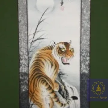 Китайская рисовая бумага - изображение тигра.