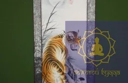 Китайський рисовий папір — зображення тигра.