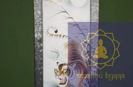 Изображение Тигра - рисовая бумага.