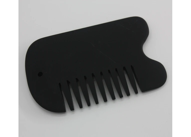 Массажер Гуаша гребень с одной выемкой шунгит