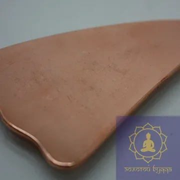 Гуаша скребок медь лапка 3-х палая