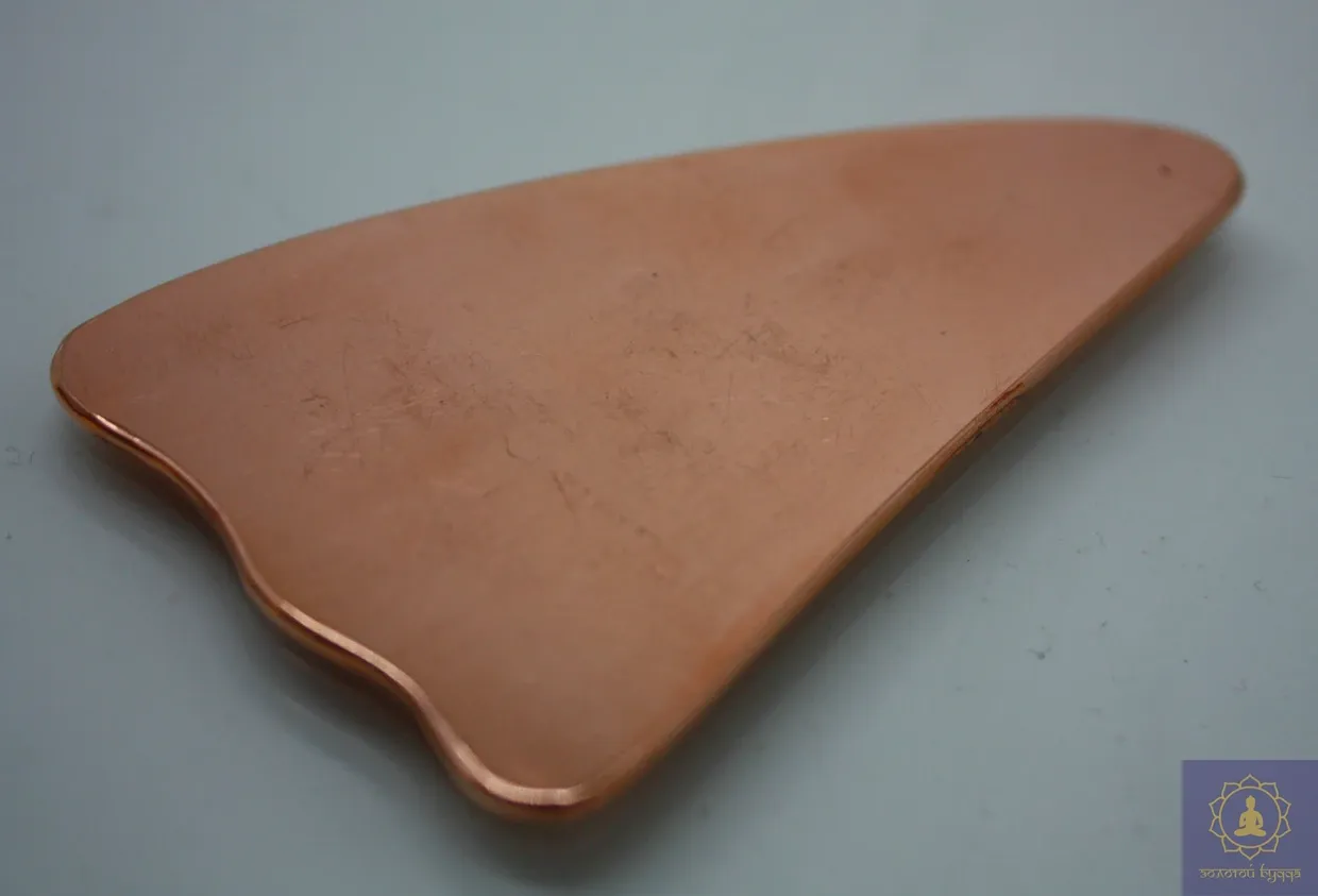 Гуаша скребок медь лапка 3-х палая