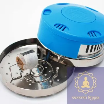 Металлический держатель для полынных мокс с пластиковой крышкой