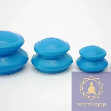 Набір масажних гумових вакуумних банок 4 шт.