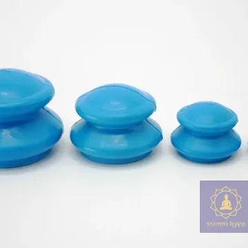 Набір масажних гумових вакуумних банок 4 шт.