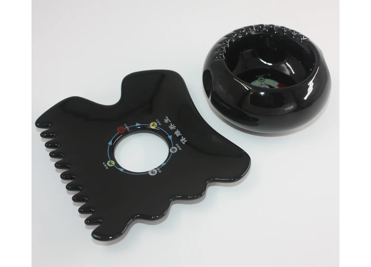 Скребок керамічний П'ять стихій чорний