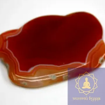 Гуаша скребок сердолик-агат корона