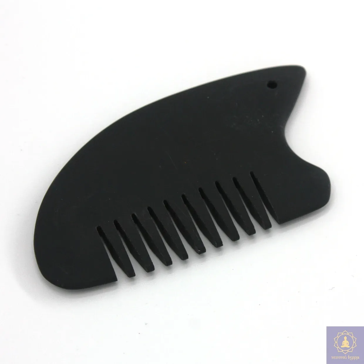 Массажер шунгит Гуаша гребень лапка