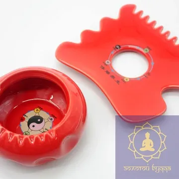 Скребок керамічний П'ять стихій червоний