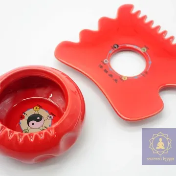 Скребок керамічний П'ять стихій червоний