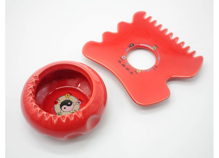 Скребок керамічний П'ять стихій червоний