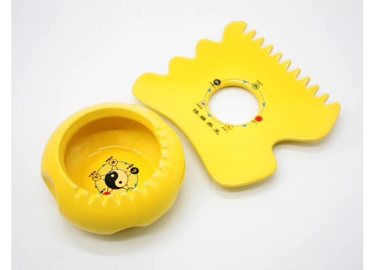 Скребок керамический Пять стихий желтый