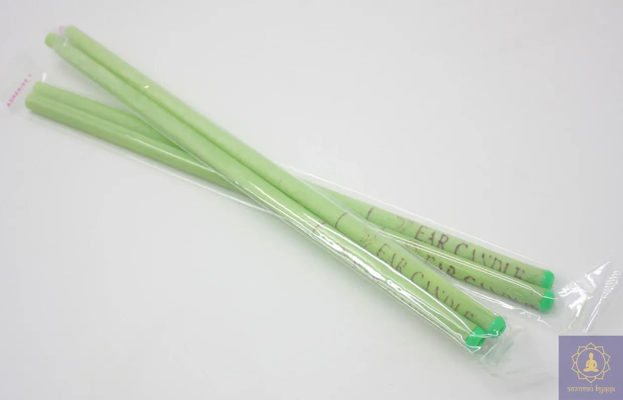 Свічки вушні, олія зеленого чаю